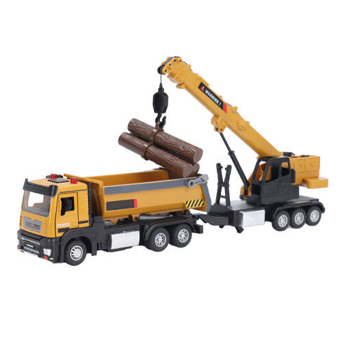 (Yellow) Alloy Kran-LKW Multifunktionsbau-Spielzeug 1