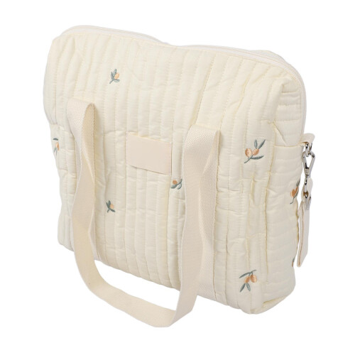 (Beige Olive) Baby Buggy Beutel Groß Baumwolle Beige 1