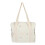 (Beige Flower) Baby Buggy Beutel Groß Baumwolle Beige 4