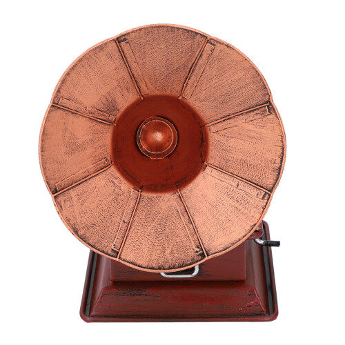 Vintage gramofoon decoratie ijzer