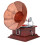 Vintage gramofoon decoratie ijzer 3