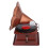 Vintage gramofoon decoratie ijzer 5