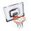 Kids Foldable Basketball Hoop Transparent Backboard Wall Mounted 5