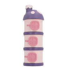 (Purple) Multilayer Baby Melk Dispenser Anti-lek Stapelbaar