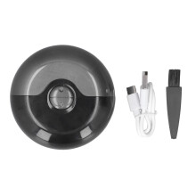 (Black) Elektrische Nagelschere Anti-Einklemmen USB wiederaufladbar