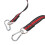 (Red) 5-Step Nylon Foldable Boat Ladder Red 2