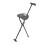Aluminum Folding Walking Cane with Seat 2