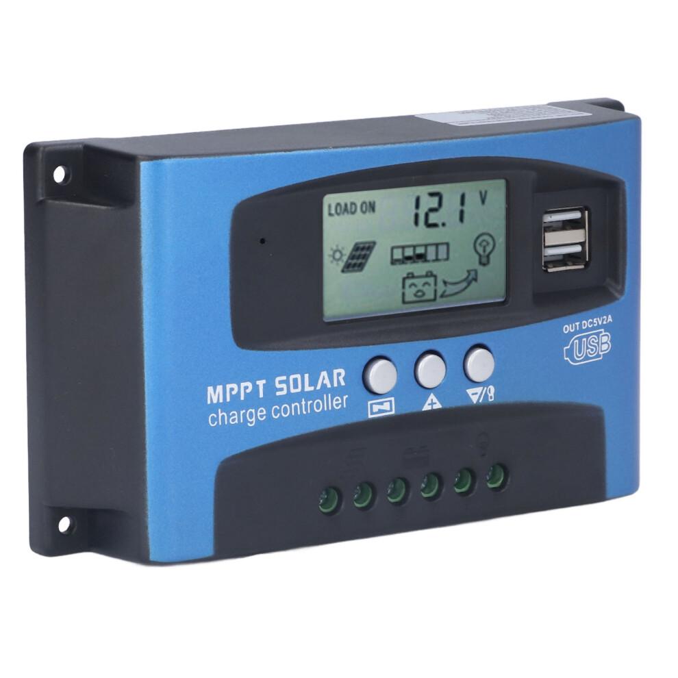 12V/24V 50A Solar Charge Controller MPPT LED Display 17x9.4x3.6cm-image-OPC-PMMKKZ7-NEW