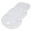 (White) Universal Bassinet Insert Pad Baby Support Cushion 4