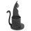 Portapenne gatto nero metallo decorativo 3