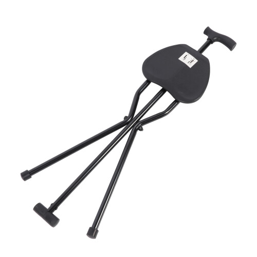Aluminum Folding Walking Cane with Seat 2