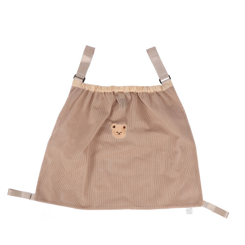 (Khaki) Wasserdichter Polyester-Babywagen-Organizer Schwarz