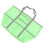 (Green) Mesh Beach Bag 8 Pockets Waterproof Large Capacity Green 5