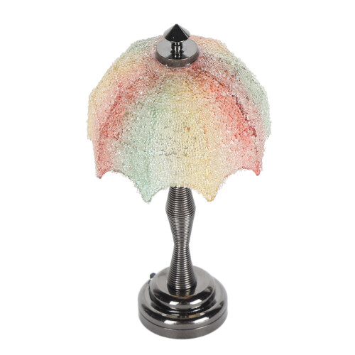 1:12 Scale Mini Dollhouse LED Floor Lamp Decor