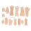 (Pack D) Houten Treinbaan Set Peuters Educatief DIY 1