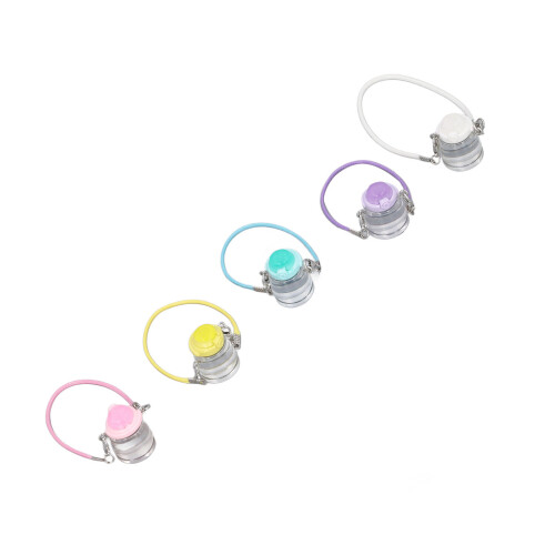 5x Mini Waterfles Hars Decoratie 2