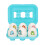 (DF35) 6PCS Egg Shape Matching Toy Set Children 5