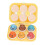 (DF32) 6PCS Egg Shape Matching Toy Set Children 3