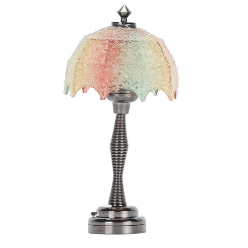 1:12 Scale Mini Dollhouse LED Floor Lamp Decor 1