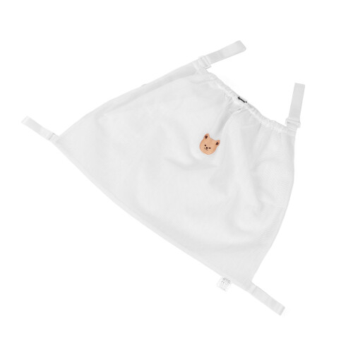 (White) Wasserdichter Polyester-Babywagen-Organizer Schwarz 2