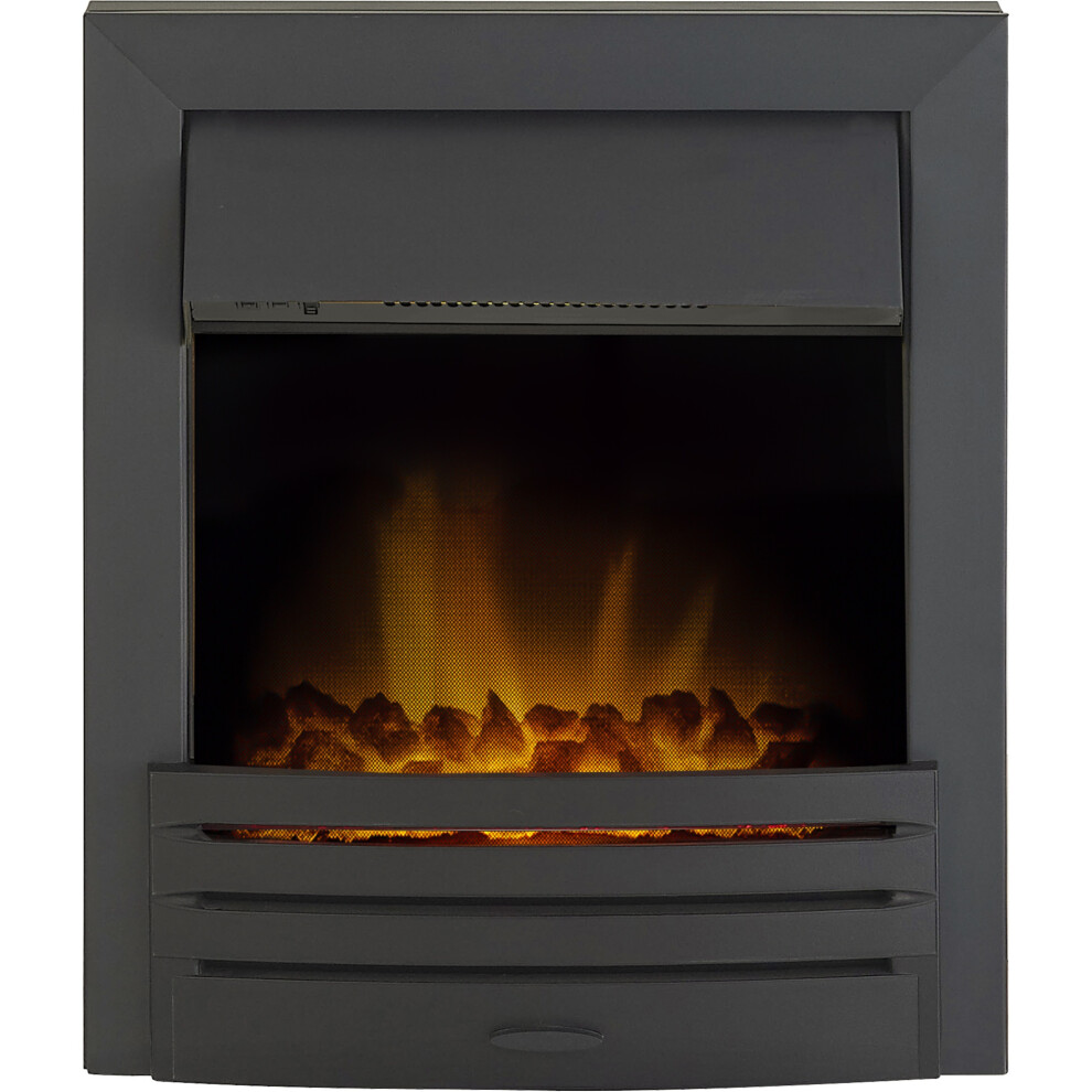 Adam Eclipse Electric Fire In Black