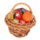 3 Mini Dollhouse Fruit Basket mit 30 Früchten 3