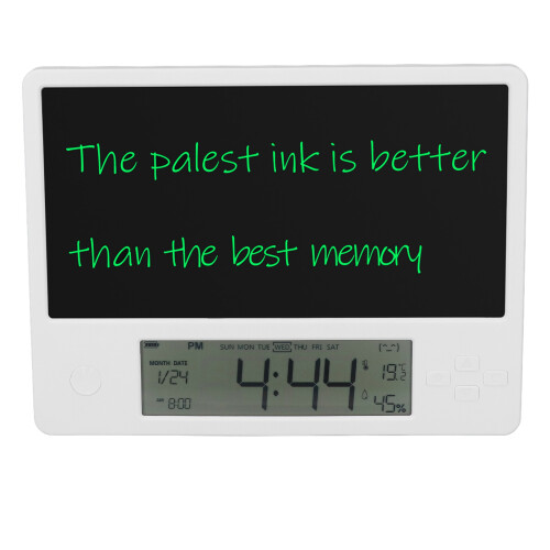 Elektronischer Kalender LCD Handwriting Digitaluhr Schreibpad 1