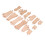 (Pack D) Houten Treinbaan Set Peuters Educatief DIY 4