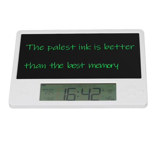 Elektronischer Kalender LCD Handwriting Digitaluhr Schreibpad 2