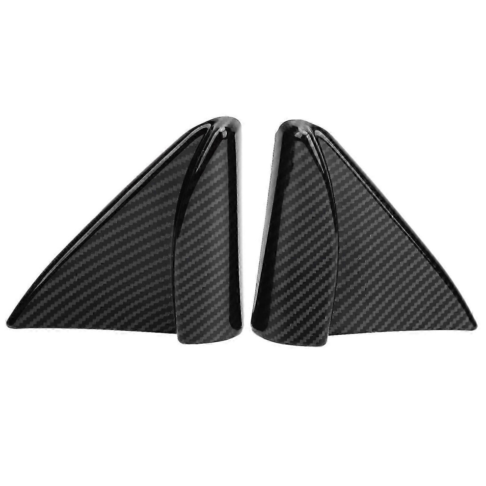 Kikidex (As Show, One Size) Rearview Mirror Cover Cap Exterior Carbon Fiber Housing Fit For Alfa Romeo Stelvio 20152020
