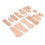 (Pack D) Houten Treinbaan Set Peuters Educatief DIY 5