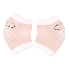 (Brown) 1 Pair Baby Knee Pads Anti Slip Skin Friendly Breathable Unisex Brown