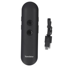 (Black) 97-Language Translator Two-Way Real-Time Text Photo Voice Travel