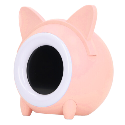 (Pink) Kinder Wecker Digital-Nachtlicht Rosa 2
