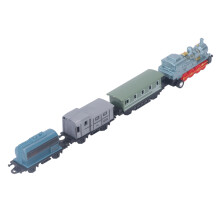(Blue) Vintage Alloy Pull-Back Steam Train Red