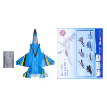 Electric Pull Back Sound Light Airplane Model Toy