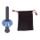 (Blue) Pilz-Fingerspitzen-Drehkreisel Dekompression Hand Silber 1