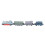 (Blue) Vintage Alloy Pull-Back Steam Train Red 3