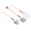 3Pcs Mini Farm Tools Alloy Wood Handle Multi Purpose 2