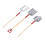 3Pcs Mini Farm Tools Alloy Wood Handle Multi Purpose 4