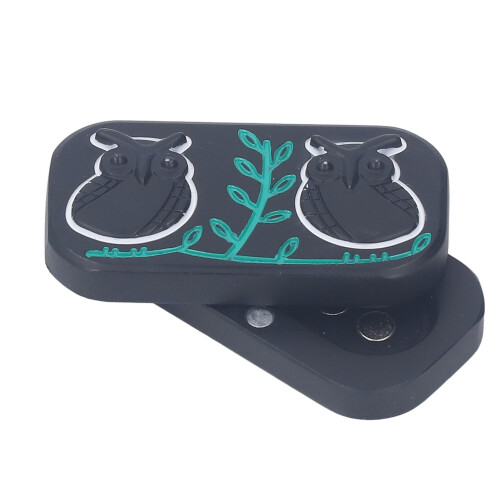 (Black) Eulen-Muster Stressrelief Fidget Slider Schwarz 1