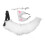 (White) Kat Oren Wolf Staart Cosplay Bont Haarclip Set 2
