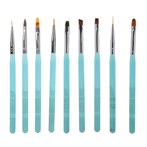 9-teiliges Nailart-Pinselset,