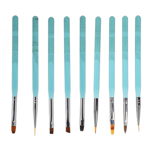 9-teiliges Nailart-Pinselset, 1
