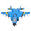 Electric Pull Back Sound Light Airplane Model Toy 5