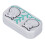(Silver) Eulen-Muster Stressrelief Fidget Slider Schwarz 5