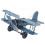 Retro Metal Airplane Model Vintage Decorative Statue 1
