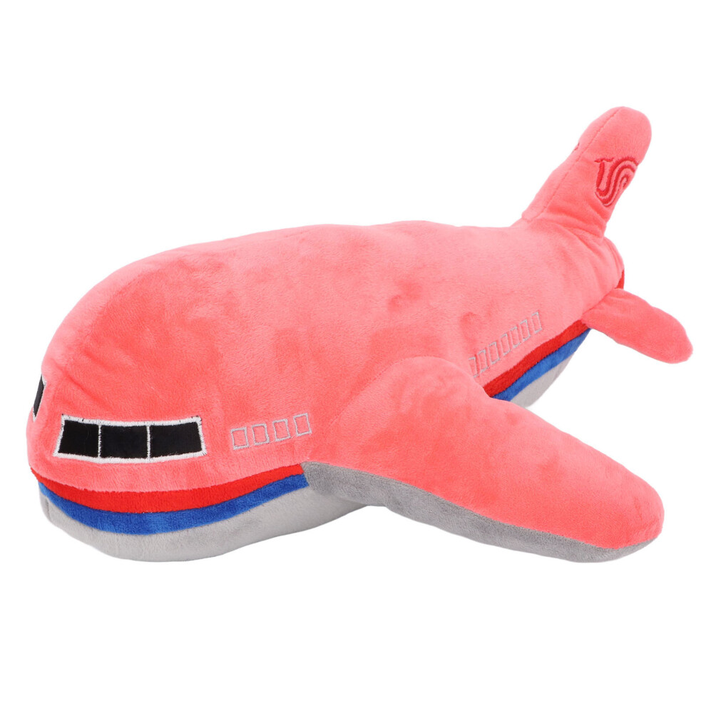 (Pink) Stuffed Airplane Plush Toy Soft Kids Pillow Decor Home Sofa Yellow
