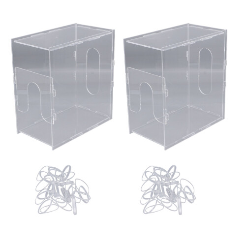 2x Brustmilchbehälter-Turm Acryl Organizer