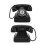 Vintage Resin Retro Telephone Statue Decor 3